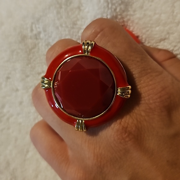 #0078 Vintage Stretchy costume Red ring - Picture 2 of 6